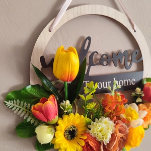 Napsütéses szép tavasz - ajtódísz - otthon & életmód - dekoráció - ajtó- és ablak dekoráció - ajtódísz & kopogtató - Meska.hu