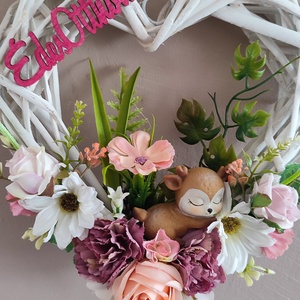 Tavaszi ébredés-  őziés ajtódísz , Otthon & Életmód, Dekoráció, Ajtó- és ablak dekoráció, Ajtódísz & Kopogtató, Virágkötés, MESKA