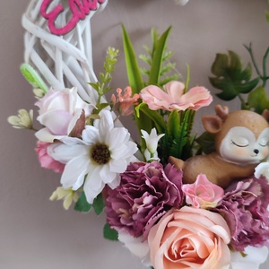 Tavaszi ébredés-  őziés ajtódísz  - otthon & életmód - dekoráció - ajtó- és ablak dekoráció - ajtódísz & kopogtató - Meska.hu