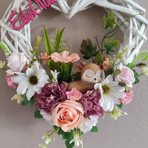 Tavaszi ébredés-  őziés ajtódísz  - otthon & életmód - dekoráció - ajtó- és ablak dekoráció - ajtódísz & kopogtató - Meska.hu