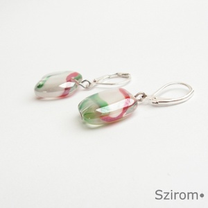 Aranyos magyaros - fülbevaló nemzeti színekkel -  - Meska.hu