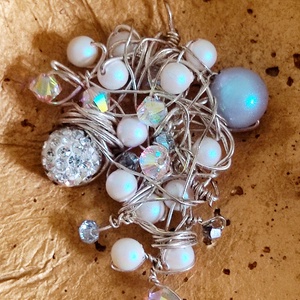 Swarovski kristályos medál, Ékszer, Nyaklánc, Medál, Ékszerkészítés, MESKA