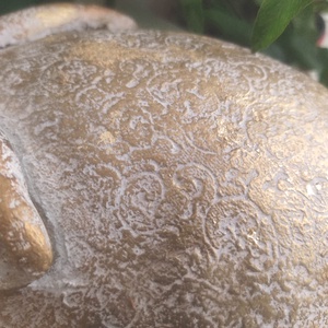 nyuszi betonból  - otthon & életmód - dekoráció - asztal és polc dekoráció - kavics & kő - Meska.hu