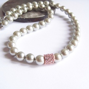 Elegancia :) - shell pearl gyöngy nyaklánc - ékszer - nyaklánc - gyöngyös nyaklánc - Meska.hu