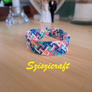 Csomózott karkötő Kapocs - Meska.hu