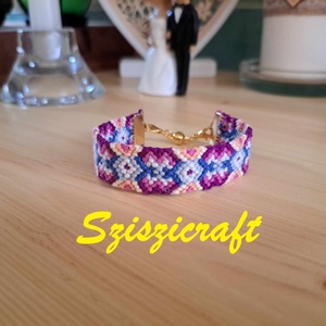 Csomózott karkötő - Naplemente - Meska.hu