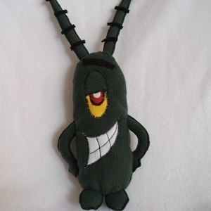Spongyabob Plankton - játék & sport - plüssállat & játékfigura - plüss mesefigurák - Meska.hu