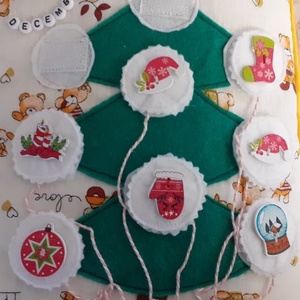 Csendeskönyv  oldal - karácsny - játék & sport - textilkönyv & babakönyv - Meska.hu