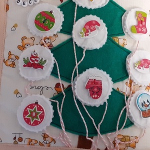 Csendeskönyv  oldal - karácsny, Játék & Sport, Textilkönyv & Babakönyv, Varrás, MESKA