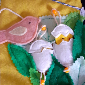 Kis madár család -oldal egy csendes könyvből. - játék & sport - textilkönyv & babakönyv - Meska.hu