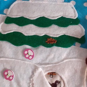 Kis madár család -oldal egy csendes könyvből. - játék & sport - textilkönyv & babakönyv - Meska.hu