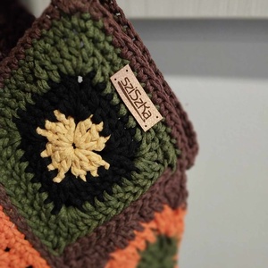 Horgolt női táska - táska & tok - kézitáska & válltáska - válltáska - Meska.hu