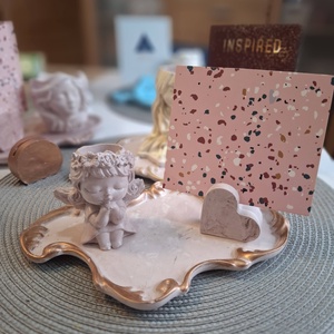 Angyalkás mécses - Meska.hu