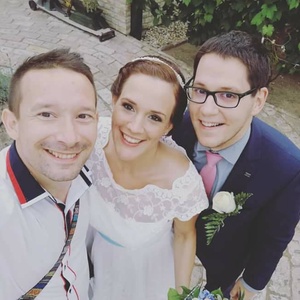Borzaska esküvői hajpánt púder-fehér-kristály színben  - esküvő - hajdísz - hajpánt - Meska.hu