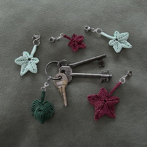 levélkés kulcstartó/táskadísz - táska & tok - kulcstartó & táskadísz - táskadísz - Meska.hu