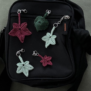 levélkés kulcstartó/táskadísz - táska & tok - kulcstartó & táskadísz - táskadísz - Meska.hu