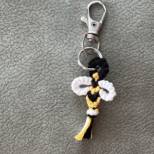 méhecske, Táska & Tok, Kulcstartó & Táskadísz, Táskadísz, Csomózás, MESKA