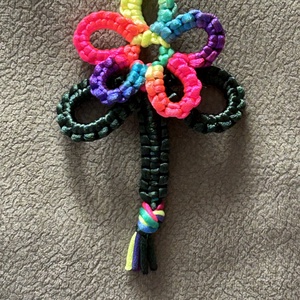 színes virág táskadísz - táska & tok - kulcstartó & táskadísz - táskadísz - Meska.hu