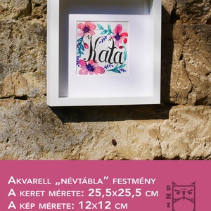 Kata akvarell festmény - Meska.hu