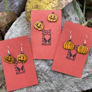 Tök tűzzománc fülbevaló - ékszer - fülbevaló - lógó fülbevaló - Meska.hu Tök tűzzománc fülbevaló - ékszer - fülbevaló - lógó fülbevaló - Meska.hu