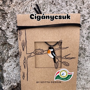 Cigánycsuk tűzzománc nyaklánc - ékszer - nyaklánc - medálos nyaklánc - Meska.hu