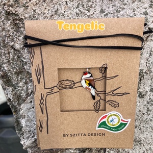 Tengelic tűzzománc nyaklánc - ékszer - nyaklánc - medálos nyaklánc - Meska.hu