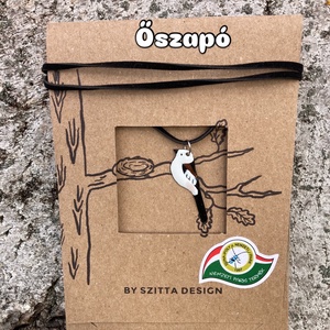 Őszapó tűzzománc nyaklánc - Meska.hu