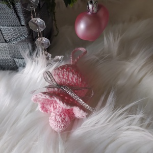 Horgolt karácsonyfadísz, harang -  - Meska.hu