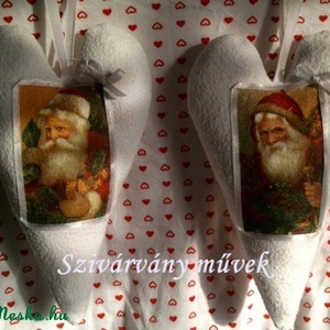 Vintage angyalok puha szív formán -  - Meska.hu Vintage angyalok puha szív formán -  - Meska.hu