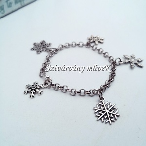 Hókristályok karkötő -  - Meska.hu Hókristályok karkötő -  - Meska.hu