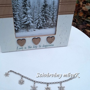 Hókristályok karkötő -  - Meska.hu Hókristályok karkötő -  - Meska.hu