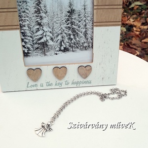 Antik ezüst színű lánc, angyal medállal -  - Meska.hu Antik ezüst színű lánc, angyal medállal -  - Meska.hu