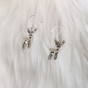 'Szarvas' fülbevaló - ékszer - fülbevaló - lógó fülbevaló - Meska.hu 'Szarvas' fülbevaló - ékszer - fülbevaló - lógó fülbevaló - Meska.hu