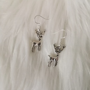 'Szarvas' fülbevaló - ékszer - fülbevaló - lógó fülbevaló - Meska.hu 'Szarvas' fülbevaló - ékszer - fülbevaló - lógó fülbevaló - Meska.hu