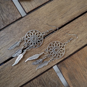 'Álomfogó'  fülbevaló, Ékszer, Fülbevaló, Lógó fülbevaló, Ékszerkészítés, MESKA