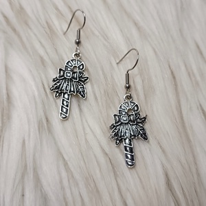 Cukorpálca fülbevaló, Ékszer, Fülbevaló, Lógó fülbevaló, Ékszerkészítés, MESKA