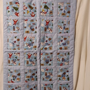 Adventi naptár zsebes, Karácsony, Adventi díszek, Adventi naptár, Patchwork, foltvarrás, MESKA