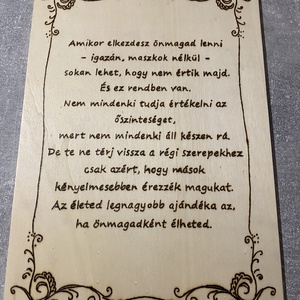 Fából készült falikép [ŐSZINTE] - otthon & életmód - dekoráció - kép & falikép - fából készült kép - Meska.hu