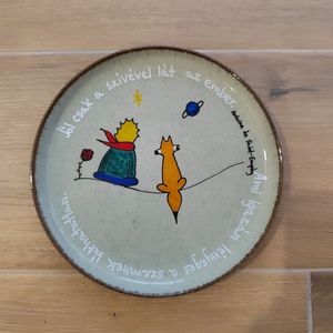 Kisherceg tányér, Otthon & Életmód, Konyhafelszerelés, tálalás, Tálalás, Tányér & Étkészlet, Festett tárgyak, MESKA