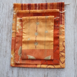 NoWaste patchwork mintás bevásárlózsák 3 db-os szett - táska & tok - bevásárlás & shopper táska - zöldség/gyümölcs zsák - Meska.hu