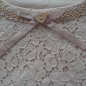Tároló, shabby chic stílusban, ekrü színben - otthon & életmód - tárolás & rendszerezés - fali tároló - Meska.hu