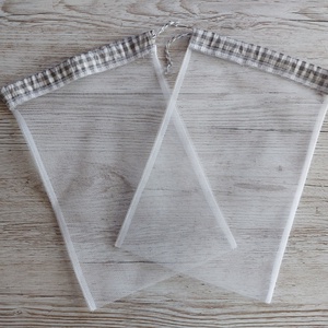 NoWaste bevásárlózsák,tüll zsák, öko zsák, zöldséghez, gyümölcshöz és pékáruhoz - táska & tok - bevásárlás & shopper táska - zöldség/gyümölcs zsák - Meska.hu