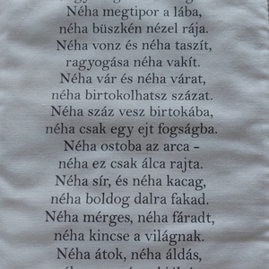 Bézs keretben textilkép,horgolt csipkével díszítve,transzfer felirattal, Vintage stílusban - otthon & lakás - dekoráció - kép & falikép - vászonkép - Meska.hu