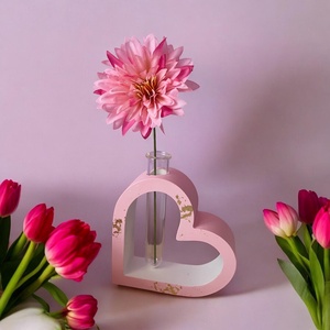 Gipsz dekor váza, Otthon & Életmód, Dekoráció, Asztal és polc dekoráció, Asztaldísz, Gipszöntés, Festett tárgyak, MESKA