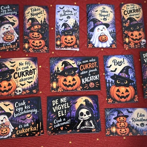Halloweeni lapmágnes - Meska.hu