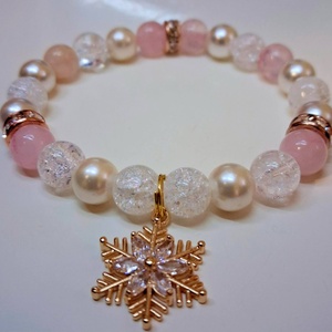 Gyöngyharmat Ásványkarkötő, Ékszer, Karkötő, Ásványkarkötő, Gyöngyfűzés, gyöngyhímzés, MESKA