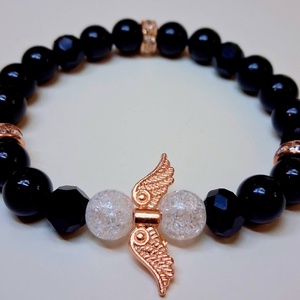 Őrző Fény Ásványkarkötő, Ékszer, Karkötő, Ásványkarkötő, Gyöngyfűzés, gyöngyhímzés, MESKA