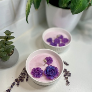 Provence levendula - füge illatú szójagyertya - otthon & életmód - gyertya, illat, aroma - gyertya - Meska.hu