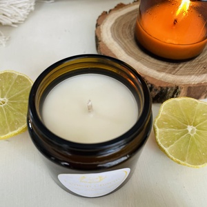 Amalfi Lemon citromos pite illatú szójagyertya - otthon & életmód - gyertya, illat, aroma - gyertya - Meska.hu
