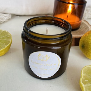 Amalfi Lemon citromos pite illatú szójagyertya, Otthon & Életmód, Gyertya, illat, aroma, Gyertya, Gyertya-, mécseskészítés, MESKA